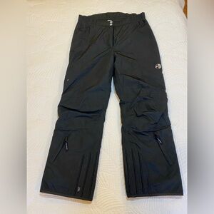 Unisex Black Ski & Snowboard Pants